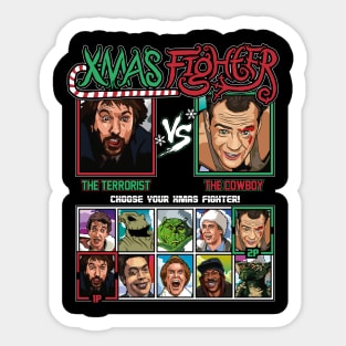 Xmas Fighter - Die Hard Sticker